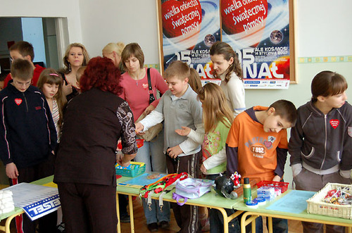 Elbląg, WOŚP w SP 6 Elbląg, WOŚP w SP 6