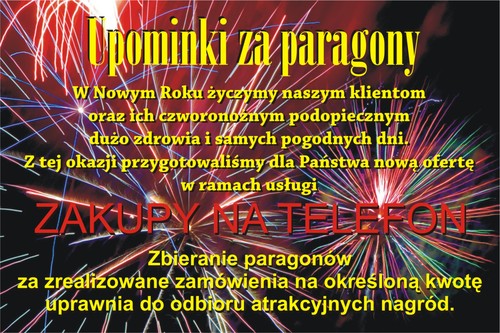 Upominki za paragony