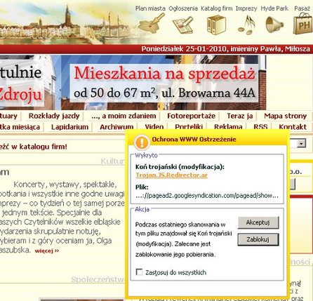 Elbląg, Kaspersky się mylił Elbląg, Kaspersky się mylił