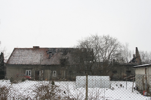 Elbląg, Pożar budynku przy Dębowej
