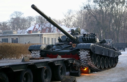 Elbląg, T-72 po remoncie