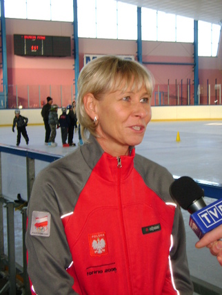 Elbląg, Ewa Białkowska, elblążanka, trenerka kadry narodowej łyżwiarek szybkich w Vancouver Elbląg, Ewa Białkowska, elblążanka, trenerka kadry narodowej łyżwiarek szybkich w Vancouver