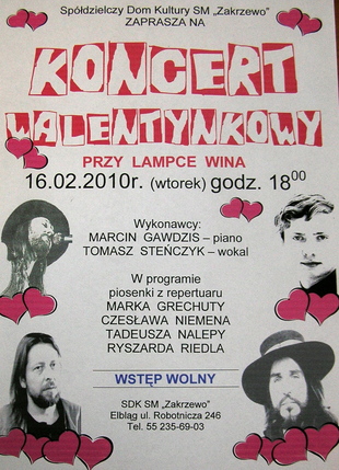 Elbląg, Walentynki w Zakrzewie Elbląg, Walentynki w Zakrzewie