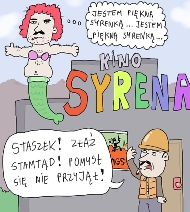 Elbląg, Rys. Grzegorz Konopski. Elbląg, Rys. Grzegorz Konopski.