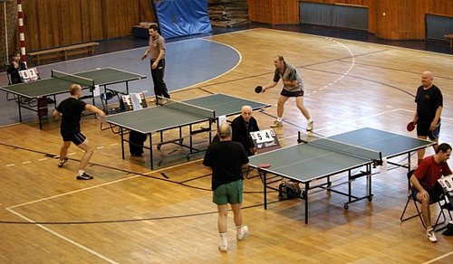 Elbląg, W szóstym turnieju drugiej edycji Grand Prix Elbląga w tenisie stołowym uczestniczyło 56 zawodników