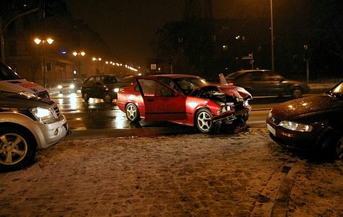 Elbląg, Zderzenie na skrzyżowaniu Elbląg, Zderzenie na skrzyżowaniu