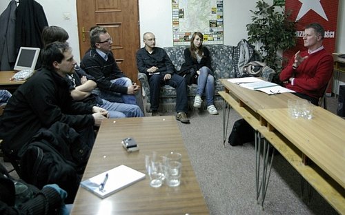 Elbląg, Na czwartkowym spotkaniu FRE Marek Burkhardt, naczelnik Wydziału Sportu Urzędu Miejskiego mówił o inwestycjach sportowych w naszym mieście Elbląg, Na czwartkowym spotkaniu FRE Marek Burkhardt, naczelnik Wydziału Sportu Urzędu Miejskiego mówił o inwestycjach sportowych w naszym mieście