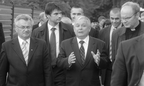 Elbląg, Prezydent Lech Kaczyński podczas wizyty w Elblągu
