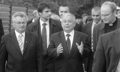 Elbląg, Prezydent Lech Kaczyński podczas wizyty w Elblągu Elbląg, Prezydent Lech Kaczyński podczas wizyty w Elblągu