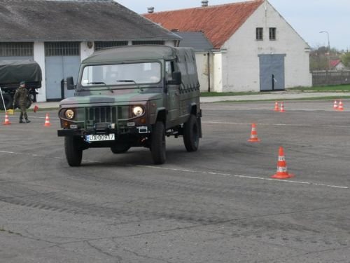 Elbląg, Jedną z konkurencji była jazda sprawnościowa po torze.