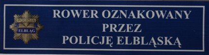 Elbląg, Oznakuj swój rower
