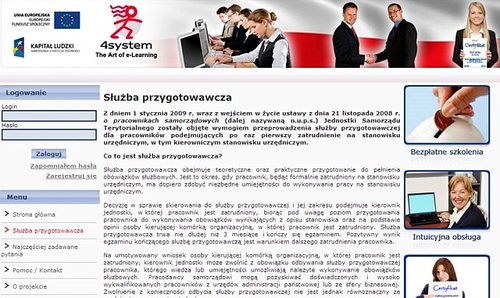 Elbląg, Portal internetowy dla pracowników administracji samorządowej Elbląg, Portal internetowy dla pracowników administracji samorządowej