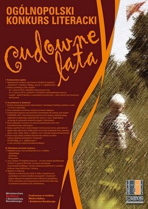 Elbląg, Konkurs literacki „Cudowne lata” Elbląg, Konkurs literacki „Cudowne lata”