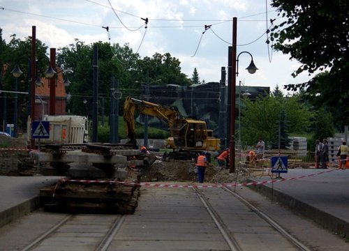 Elbląg, Komunikacja zastępcza na Grota-Roweckiego Elbląg, Komunikacja zastępcza na Grota-Roweckiego