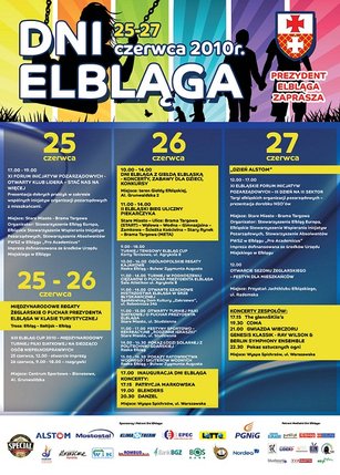 Elbląg, Program Dni Elbląga Elbląg, Program Dni Elbląga