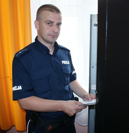 Elbląg, Mł. asp. Artur Łachmański