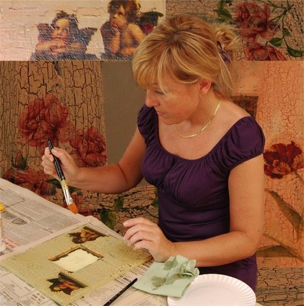 Elbląg, Decoupage w bibliotece