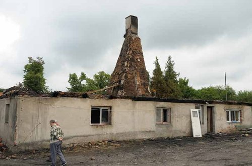 Elbląg, Dom, ktorym mieszkały dwie rodziny z dziećmi spłonął 2 sierpnia