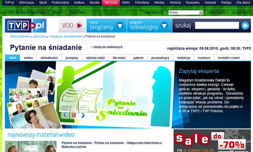 Elbląg, Elbląg w „Pytaniu na śniadanie” Elbląg, Elbląg w „Pytaniu na śniadanie”