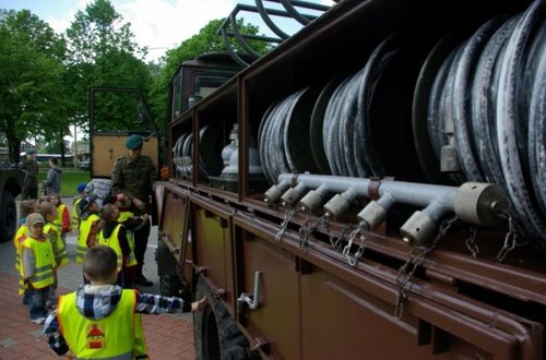 Elbląg, Na "Stacji Żołnierz" dzieci mogą zobaczyć sprzęt wojskowy