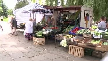 Elbląg, Stragany stojące przy ul. Nowowiejskiej wyprze centrum handlowe, którego budowa ma się rozpocząć jeszcze w tym roku Elbląg, Stragany stojące przy ul. Nowowiejskiej wyprze centrum handlowe, którego budowa ma się rozpocząć jeszcze w tym roku