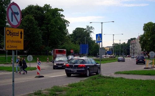 Elbląg, Korki pod ratuszem Elbląg, Korki pod ratuszem