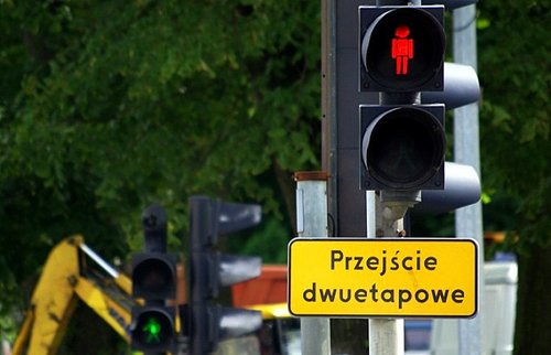 Elbląg, Zielone jest tak krótkie, że zawsze muszę przebiegać...