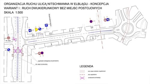 Elbląg, Wariant nr 1 Elbląg, Wariant nr 1