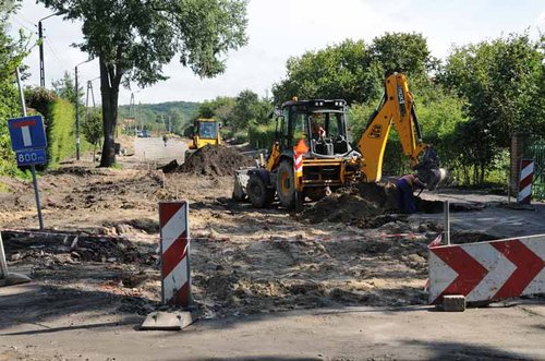 Elbląg, Pierwszy asfalt jeszcze przed zimą Elbląg, Pierwszy asfalt jeszcze przed zimą