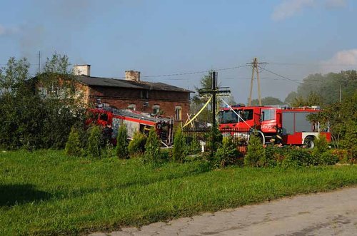 Elbląg, Pożar w Stobojach