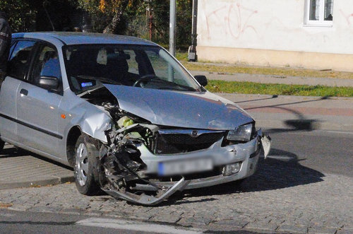 Elbląg, Kolizja na skrzyżowaniu