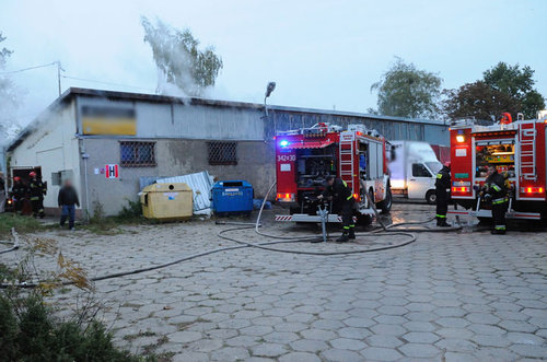 Elbląg, Pożar stolarni