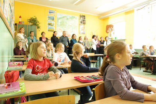 Elbląg, Wizyta gości w SP 18