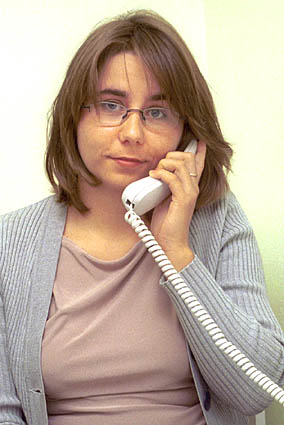 Elbląg, Psycholog Barbara Bobrowska dyżuruje przy telefonie zaufania Elbląg, Psycholog Barbara Bobrowska dyżuruje przy telefonie zaufania