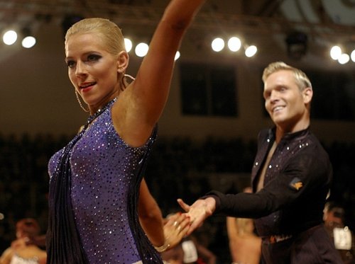 Elbląg, Krystian Radziejowski, Sylwia Maczek - zwycięzcy w kategorii Dorośli IDSF Latin
