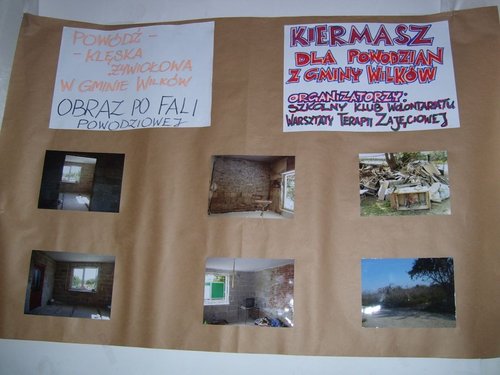 Elbląg, Gimnazjum nr 9 spieszy z pomocą powodzianom z gminy Wilków