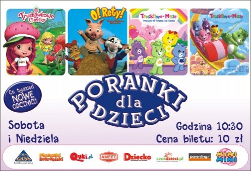 Elbląg, Poranki dla dzieci – jeszcze więcej bajek! Elbląg, Poranki dla dzieci – jeszcze więcej bajek!