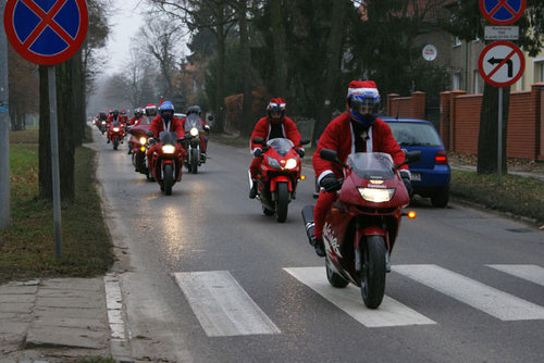 Elbląg, Mikołaje na motocyklach