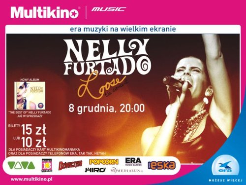Elbląg, Nelly Furtado na wielkim ekranie Elbląg, Nelly Furtado na wielkim ekranie
