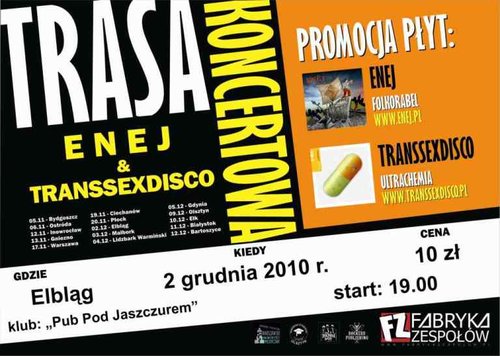 Enej i Transsexdisco w Jaszczurze Enej i Transsexdisco w Jaszczurze