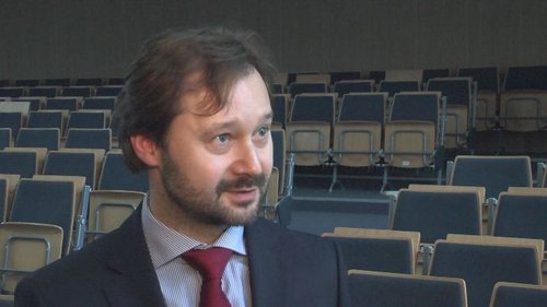 Elbląg, Dr Tomasz Makowski był jednym z gości poniedziałkowej konferencji na temat Programu Rozwoju Bibliotek w Polsce, która odbyła się w Olsztynie