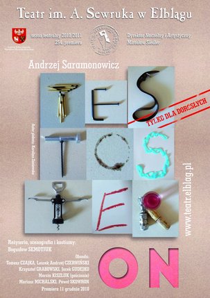 Kinowy hit w elbląskim teatrze już od soboty! (plakat teatralny)