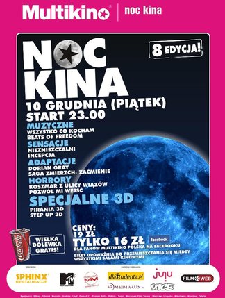 Multikino: Noc Kina Multikino: Noc Kina