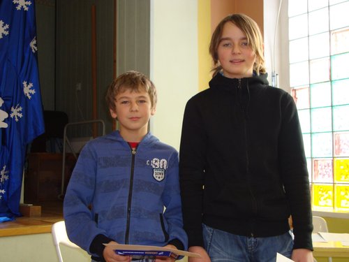 Elbląg, Noemi Tyl i Krzysztof Koperski z klasy VI a to Królowa i Król Życzliwości