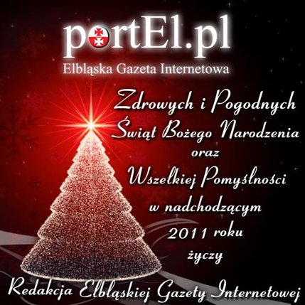 Elbląg, Dobrych, pogodnych świąt... Elbląg, Dobrych, pogodnych świąt...