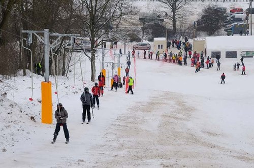 Elbląg, Dziś narciarze tłumnie korzystali z Góry Chrobrego