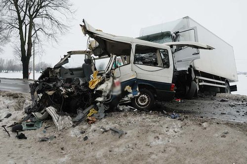 Śmiertelny wypadek w Szopach. Droga nr 22 zablokowana Śmiertelny wypadek w Szopach. Droga nr 22 zablokowana