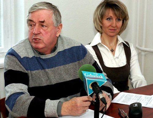 Elbląg, Danuta Oleksiak i Henryk Siedlecki z KWW Elbląg, Danuta Oleksiak i Henryk Siedlecki z KWW