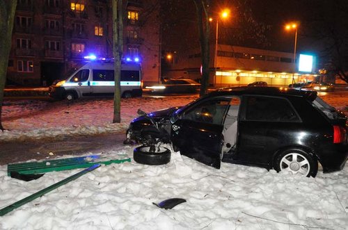 Elbląg, Uwaga ślisko! Noga z gazu!