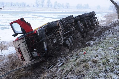 Elbląg, Zablokowana droga k22 Elbląg, Zablokowana droga k22